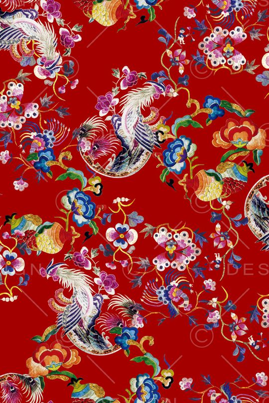 动物花卉印花华亿平台图片