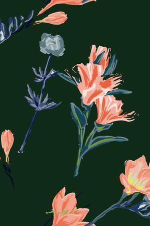 满版散花印花华亿平台图片