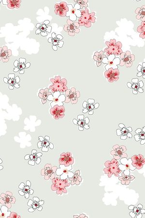 满版散花印花华亿平台图片