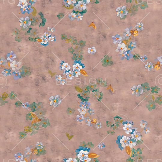 彩底花卉印花华亿平台图片