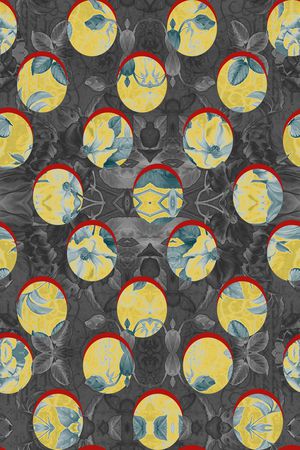 春夏华亿平台印花华亿平台图片