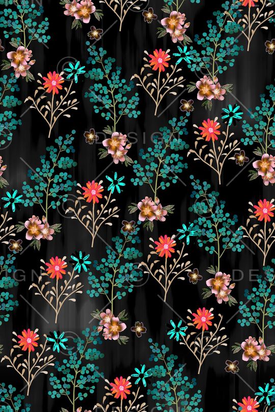 绿植树叶印花华亿平台图片