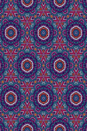 几何花卉印花华亿平台图片