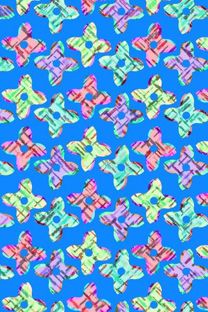 几何印花华亿平台图片