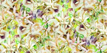 清新自然印花华亿平台图片