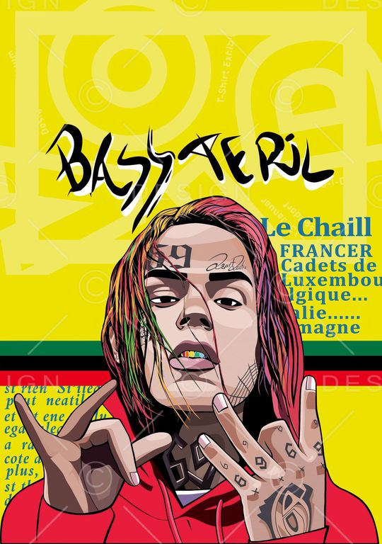 卡通人物印花华亿平台图片