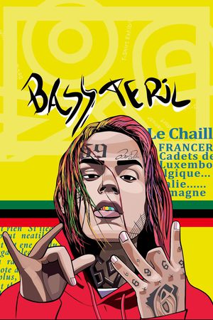 卡通人物印花华亿平台图片