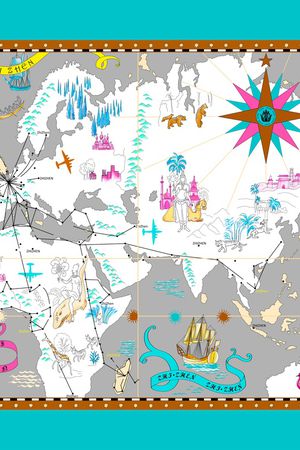 连衣裙印花华亿平台图片