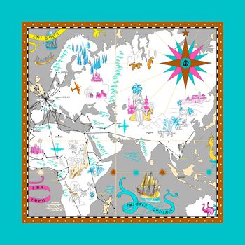 连衣裙印花华亿平台图片