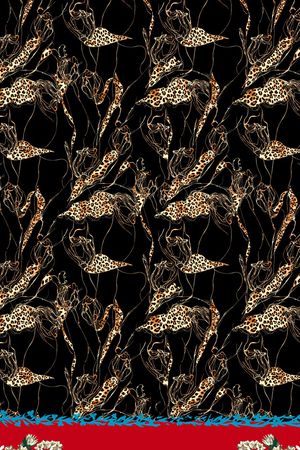 连衣裙印花华亿平台图片