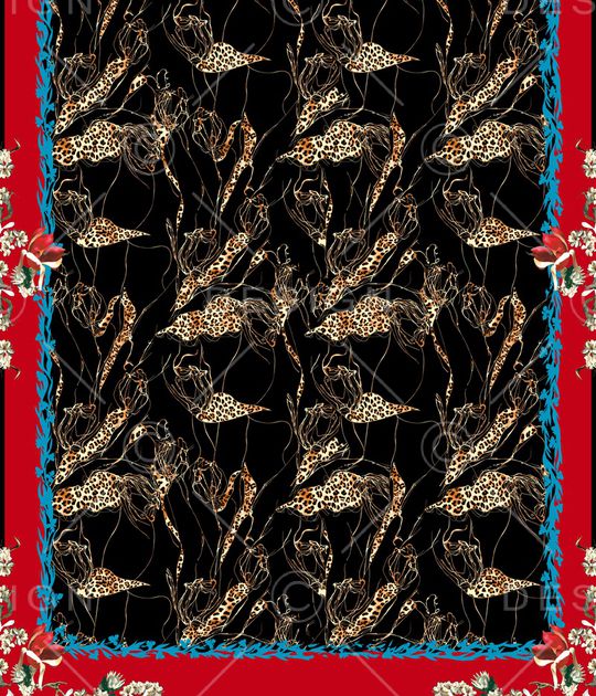 连衣裙印花华亿平台图片