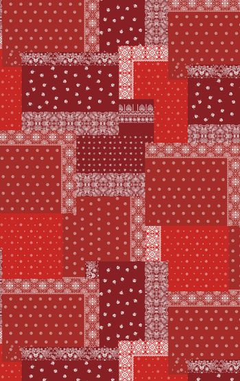 连衣裙印花华亿平台图片