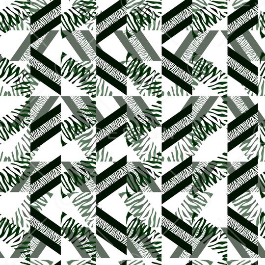 几何印花华亿平台图片