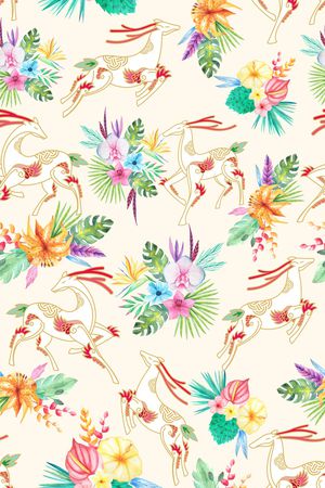 简约印花华亿平台图片