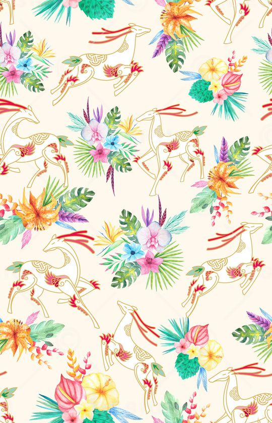 简约印花华亿平台图片