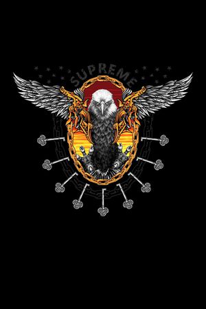 胸前独幅印花华亿平台图片