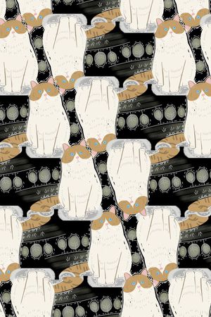 几何花卉印花华亿平台图片