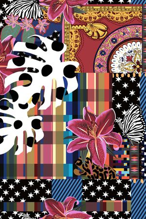 复古系列印花华亿平台图片