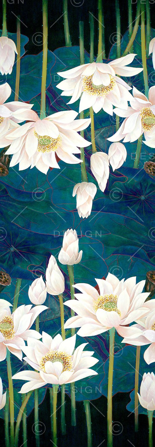 荷花印花华亿平台图片