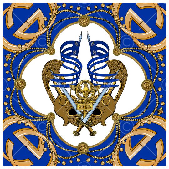 方巾印花华亿平台图片