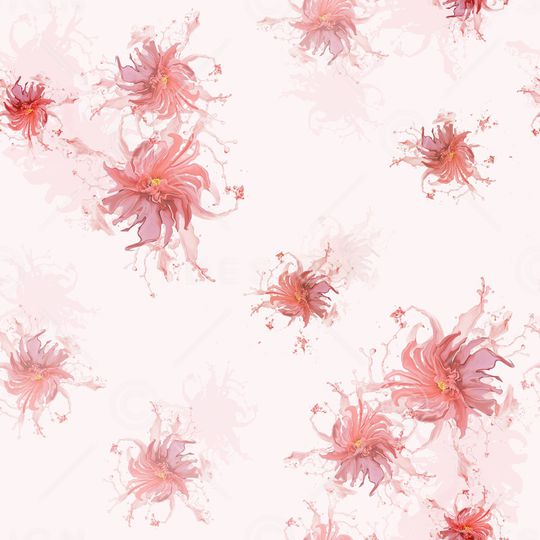 满版散花印花华亿平台图片