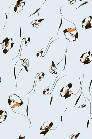 满版散花印花华亿平台图片