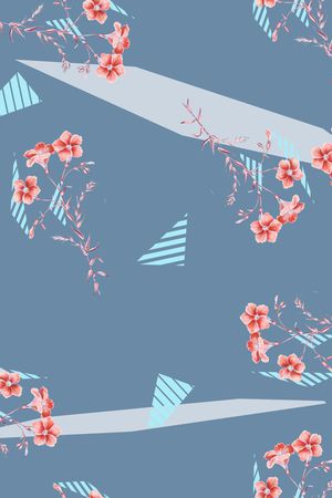 几何印花华亿平台图片