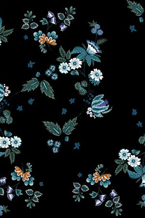 满版散花印花华亿平台图片