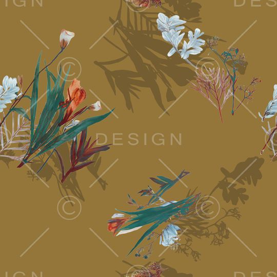 满版散花印花华亿平台图片