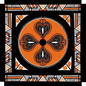 几何花卉印花华亿平台图片