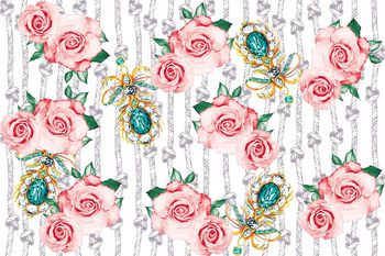 珠宝宝石印花华亿平台图片