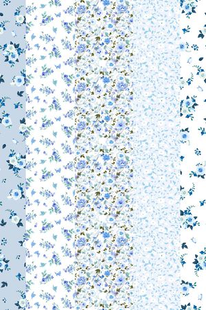 清爽底花卉印花华亿平台图片