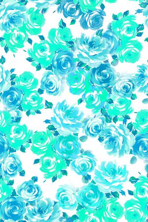 白底花印花华亿平台图片