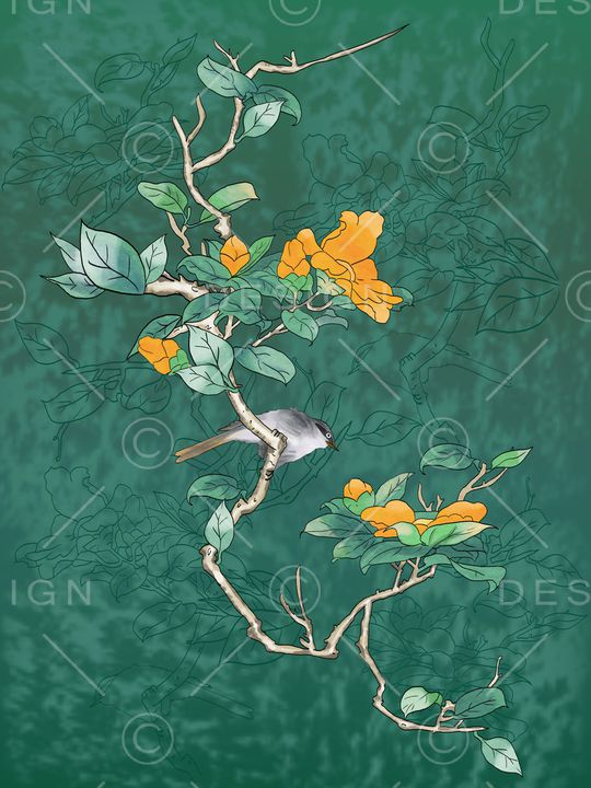 定位花印花华亿平台图片