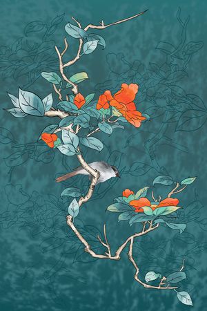 定位花印花华亿平台图片