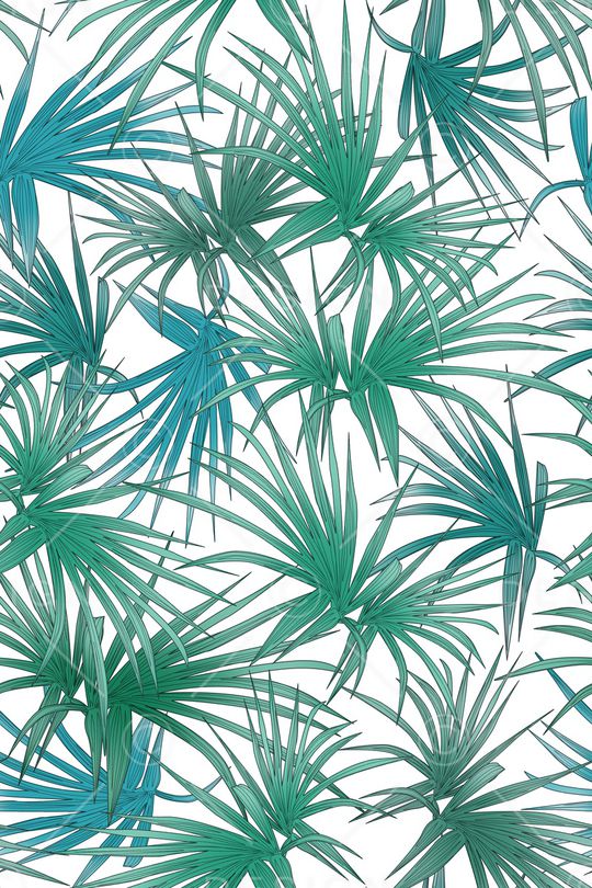 绿植树叶印花华亿平台图片