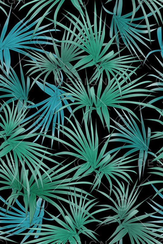 绿植树叶印花华亿平台图片