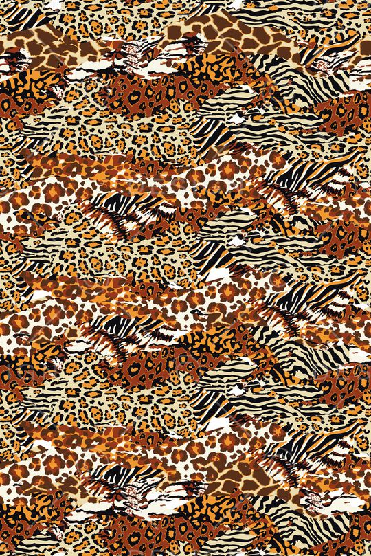 豹纹印花华亿平台图片