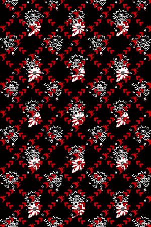 卡通人物印花华亿平台图片