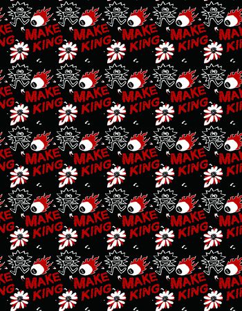 卡通人物印花华亿平台图片