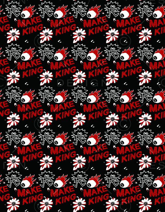 卡通人物印花华亿平台图片