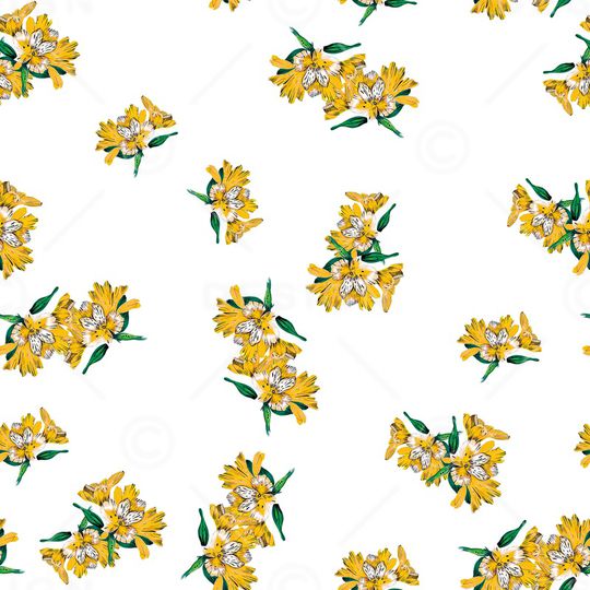 满版散花印花华亿平台图片