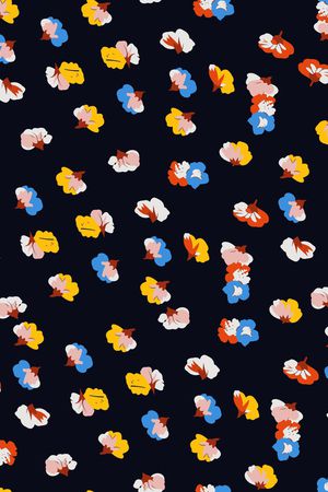 满版散花印花华亿平台图片