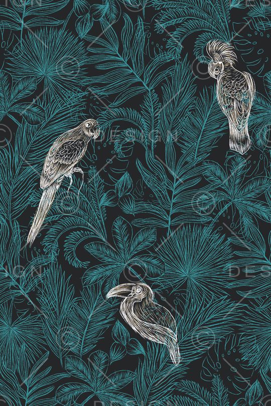 绿植树叶印花华亿平台图片