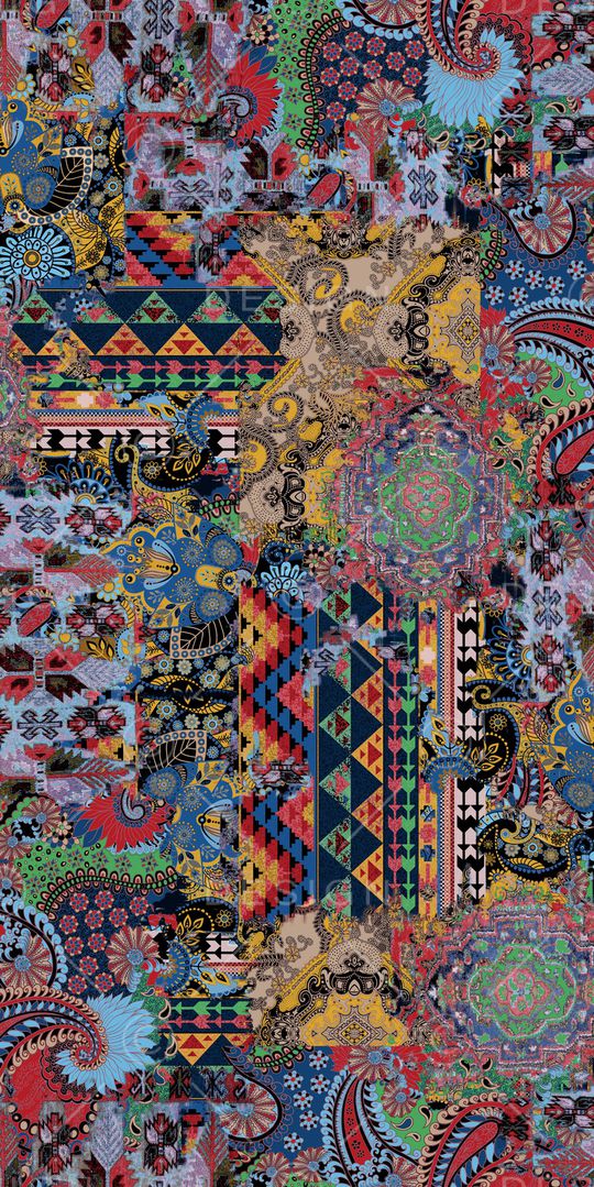 几何印花华亿平台图片