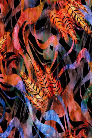 几何印花华亿平台图片