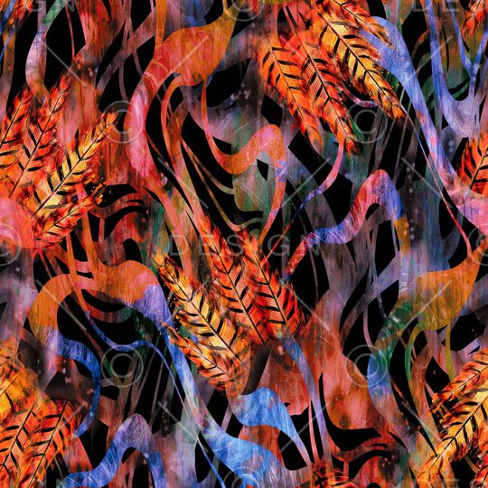 几何印花华亿平台图片