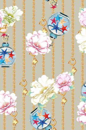 香水瓶印花华亿平台图片