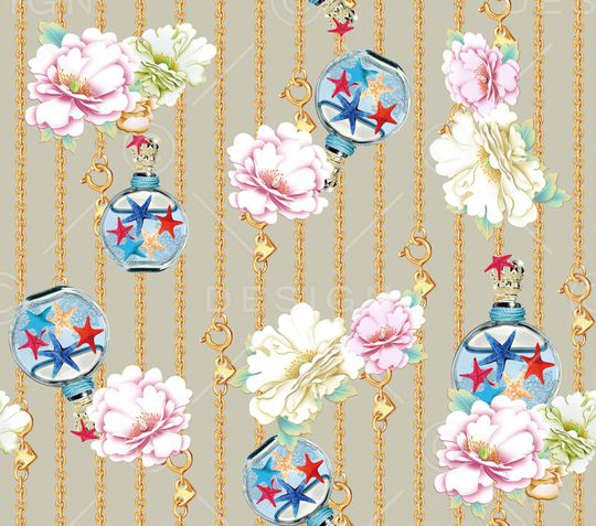 香水瓶印花华亿平台图片