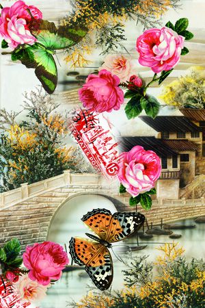 定位花印花华亿平台图片